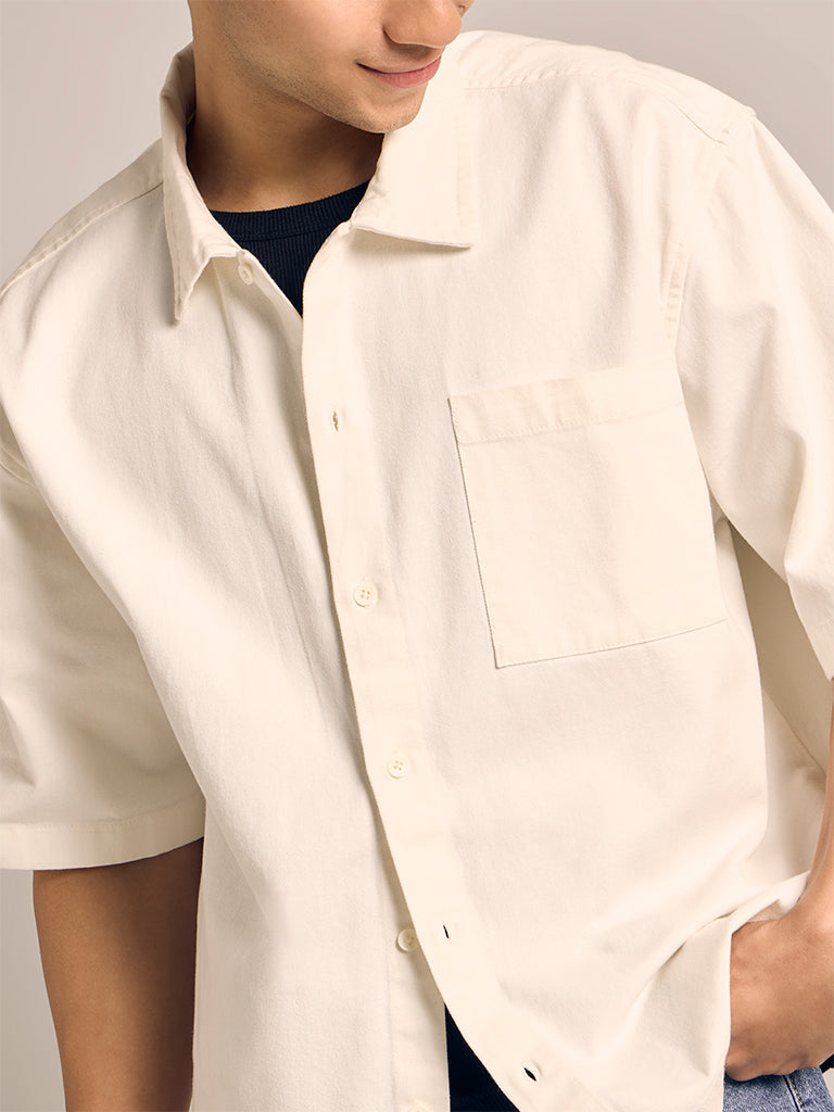 Solid Relaxed-Fit Shirt