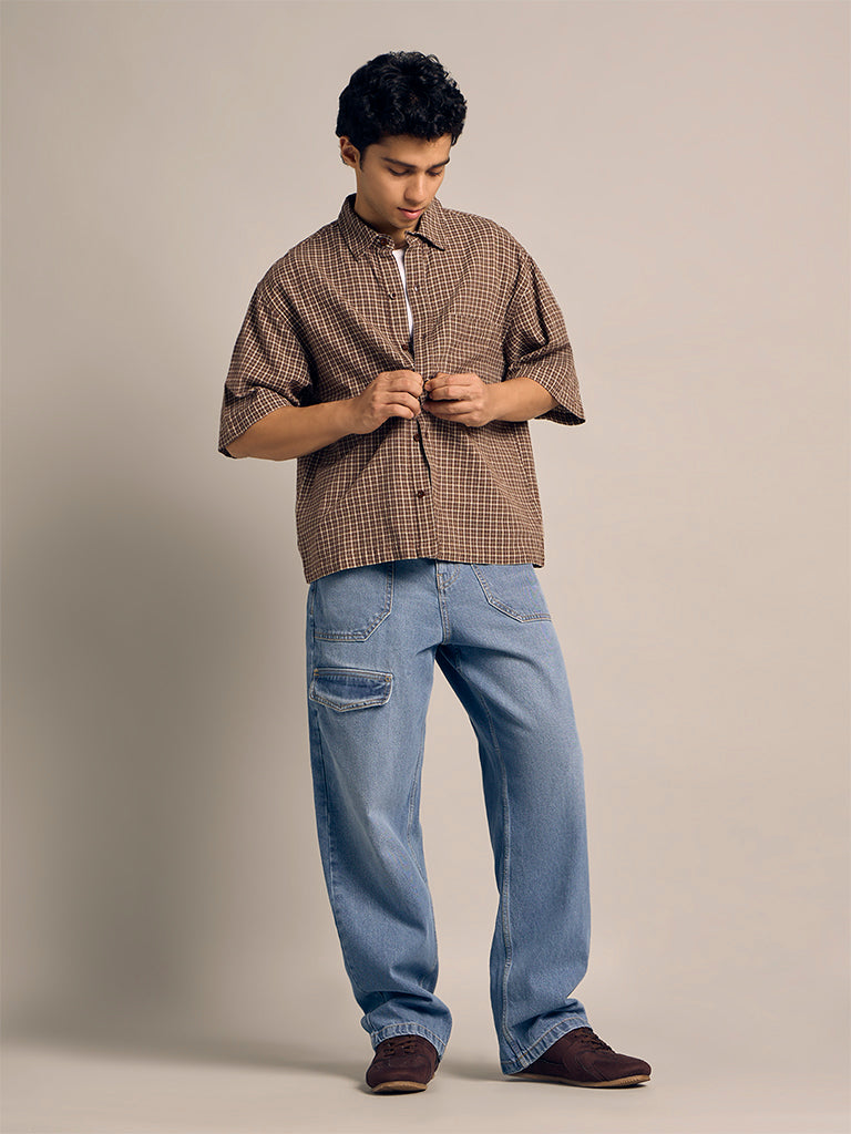 Relaxed-Fit Check Shirt