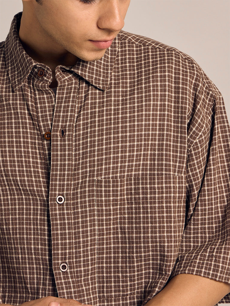Relaxed-Fit Check Shirt