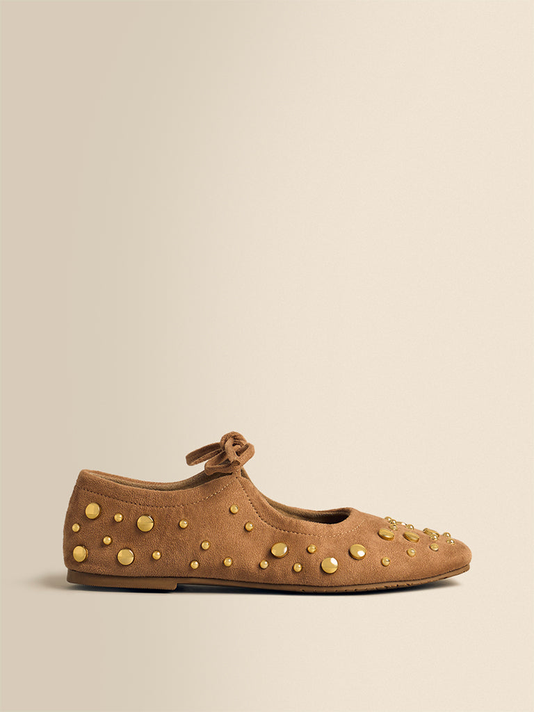 Studded Ballet Flats