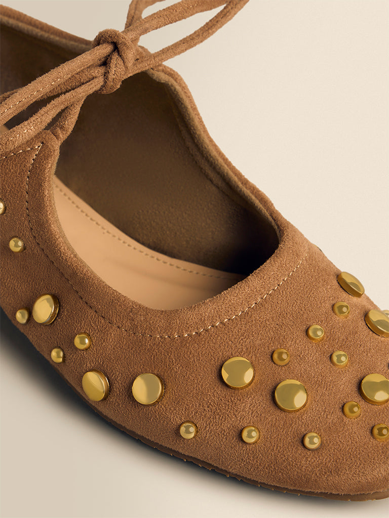 Studded Ballet Flats