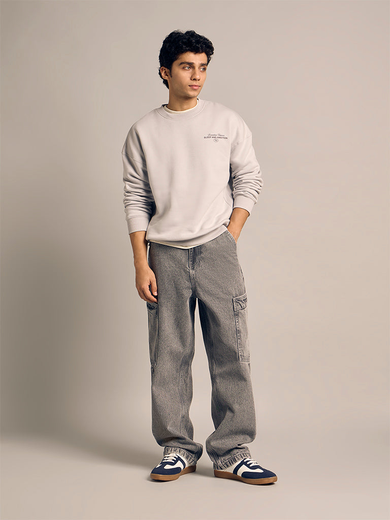 Relaxed-Fit Printed Sweatshirt