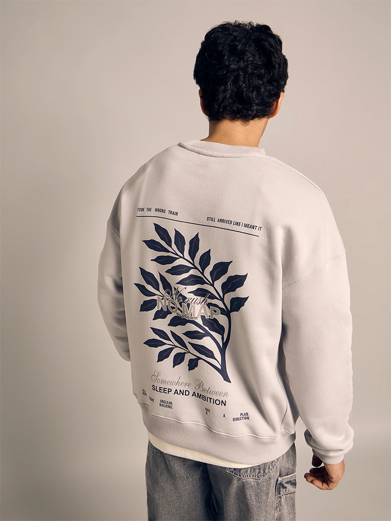 Relaxed-Fit Printed Sweatshirt