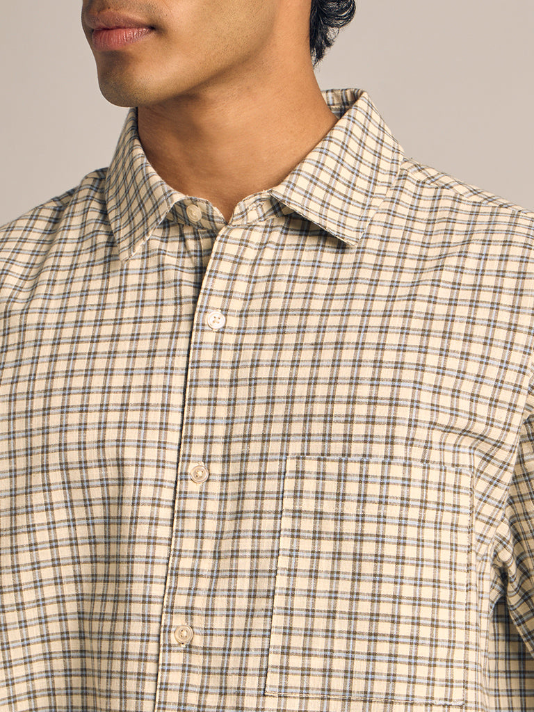 Check Cotton Shirt
