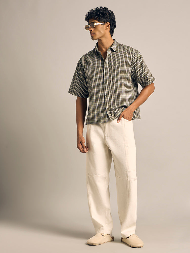Check Cotton Shirt