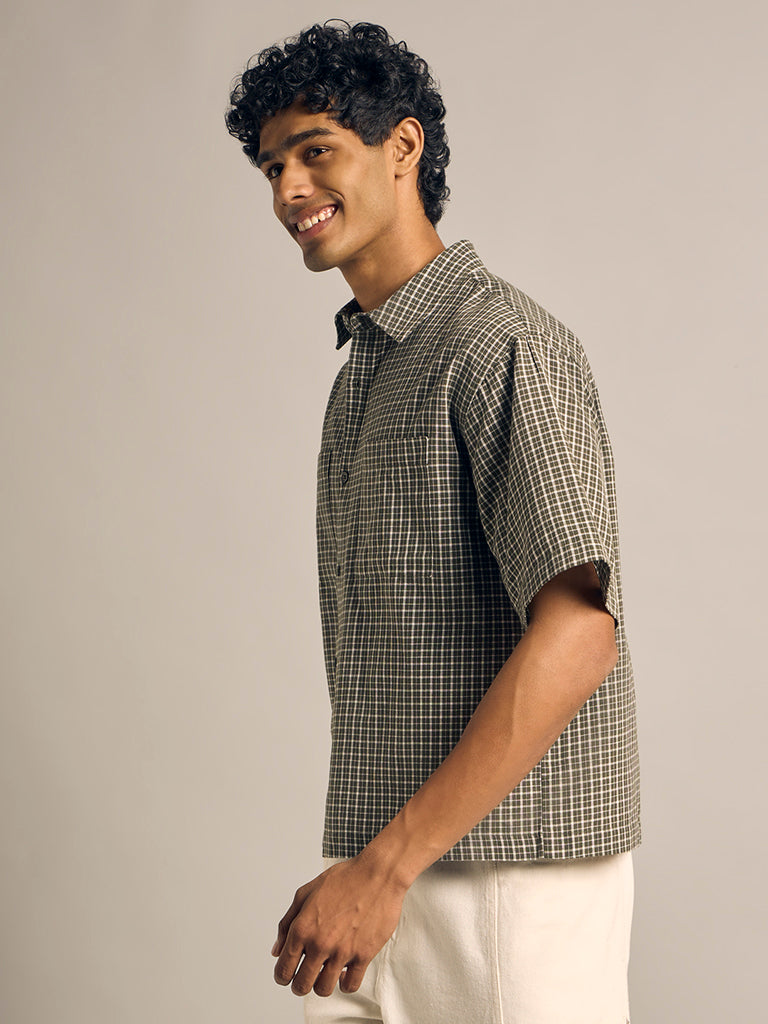 Check Cotton Shirt