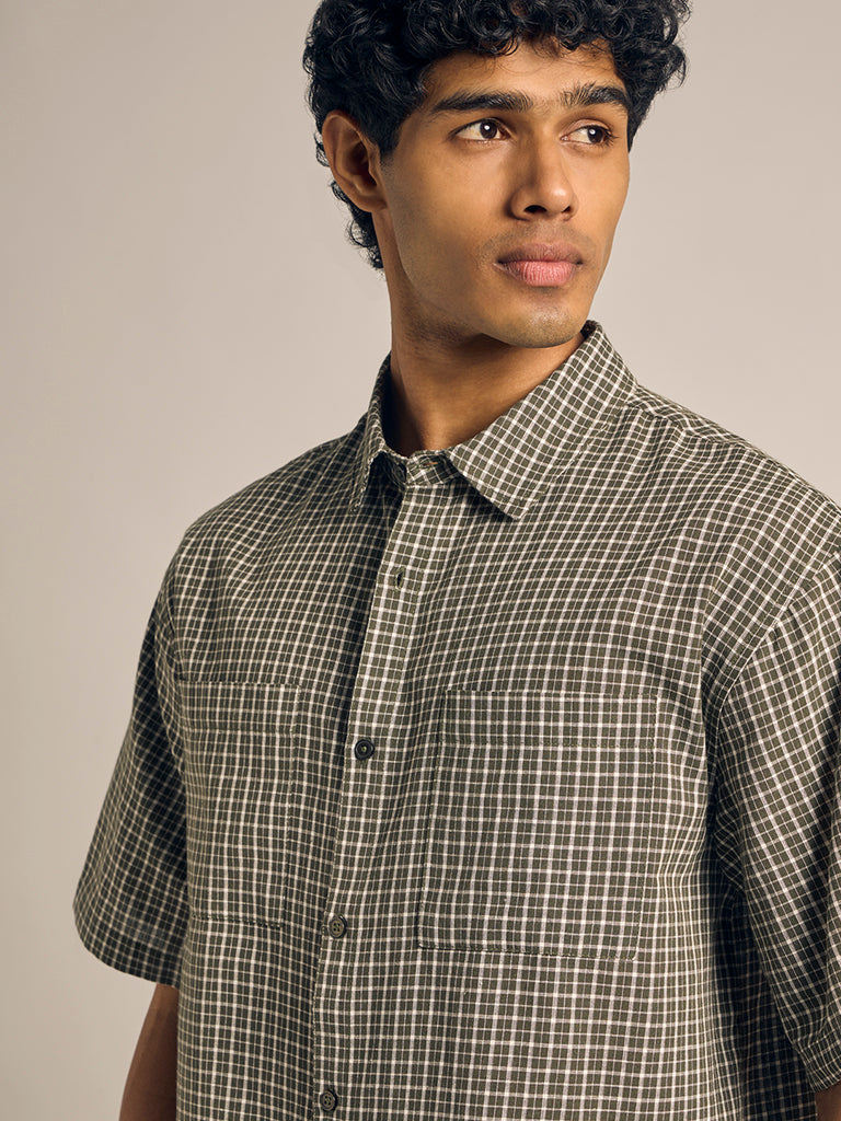 Check Cotton Shirt