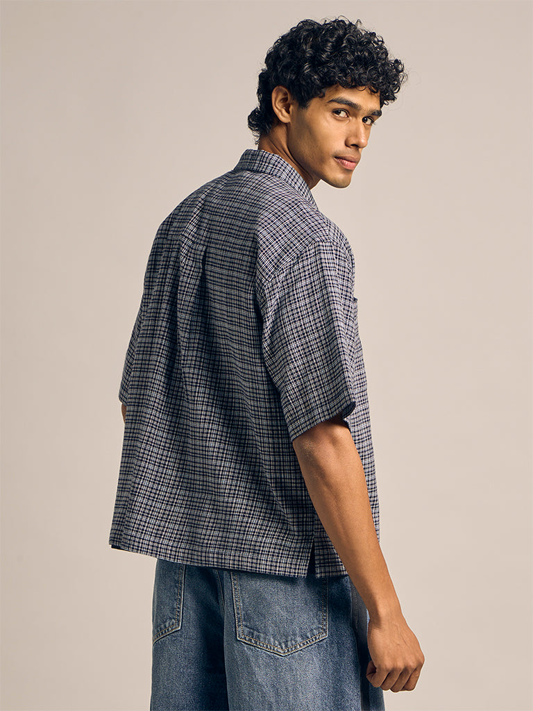 Check Boxy-Fit Shirt