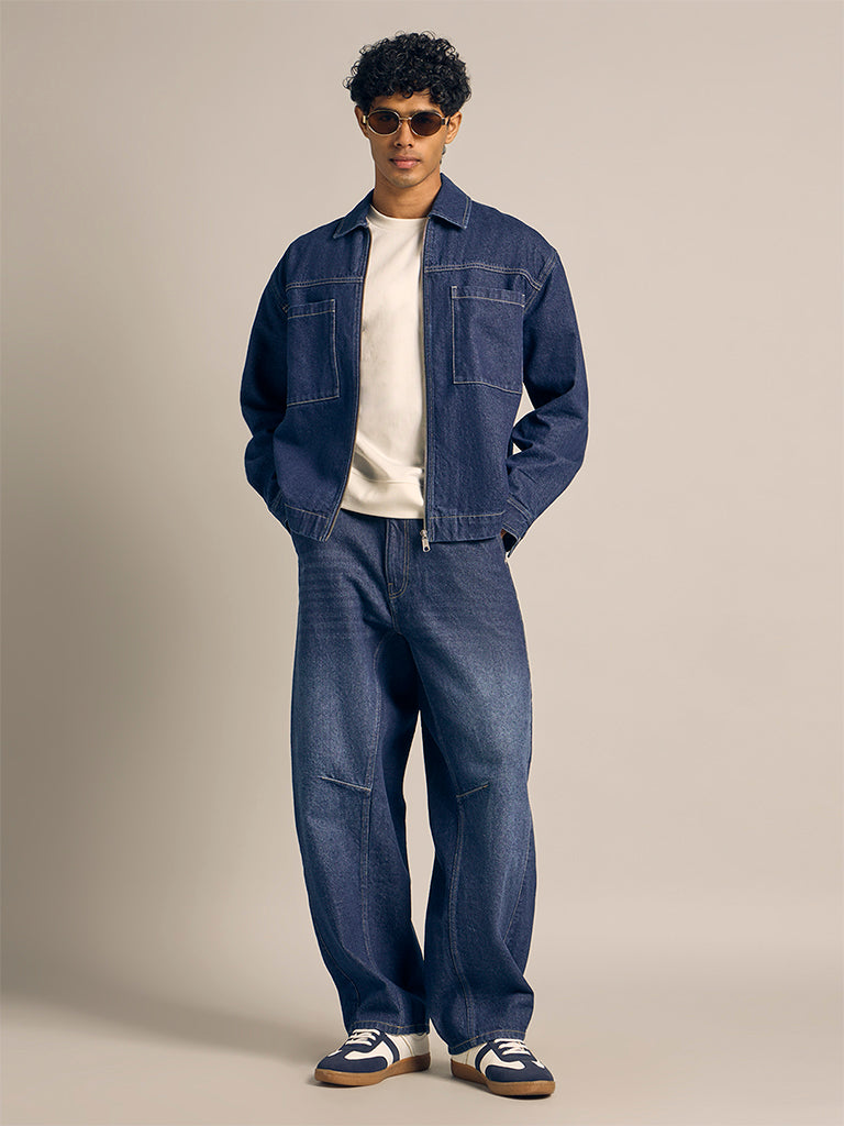 Boxy-Fit Denim Jacket