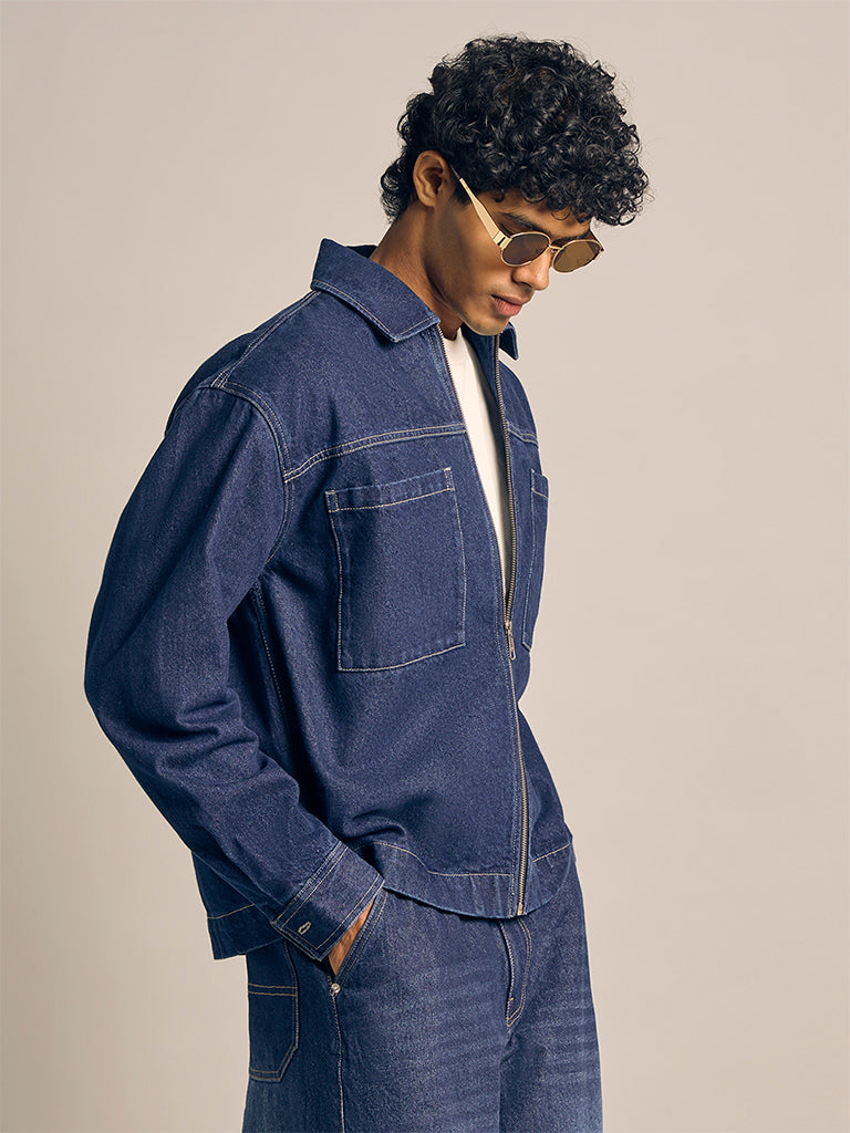 Boxy-Fit Denim Jacket