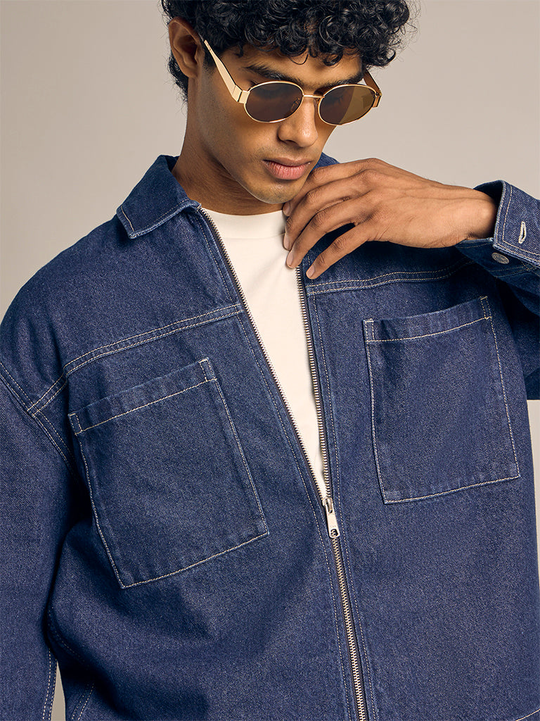 Boxy-Fit Denim Jacket