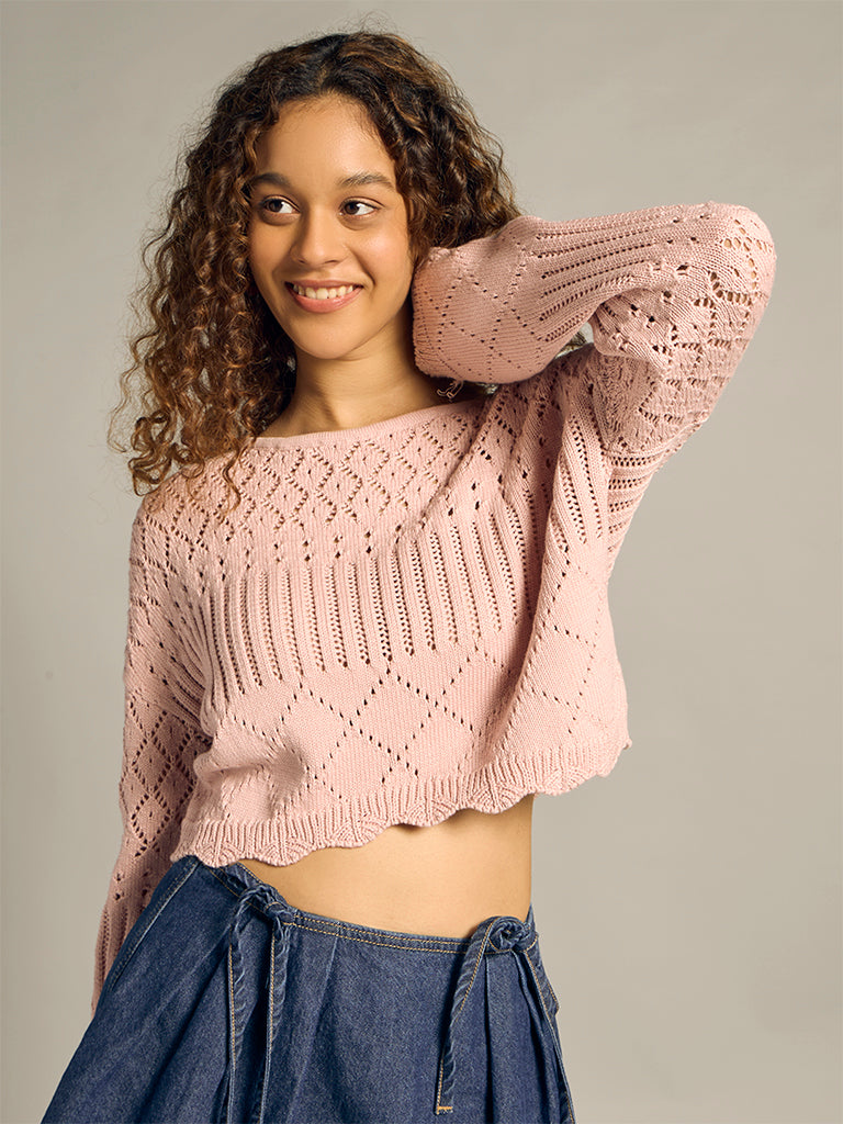 Knitted Crop Sweater