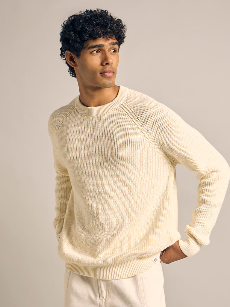 Boxy-Fit Knitted Sweater