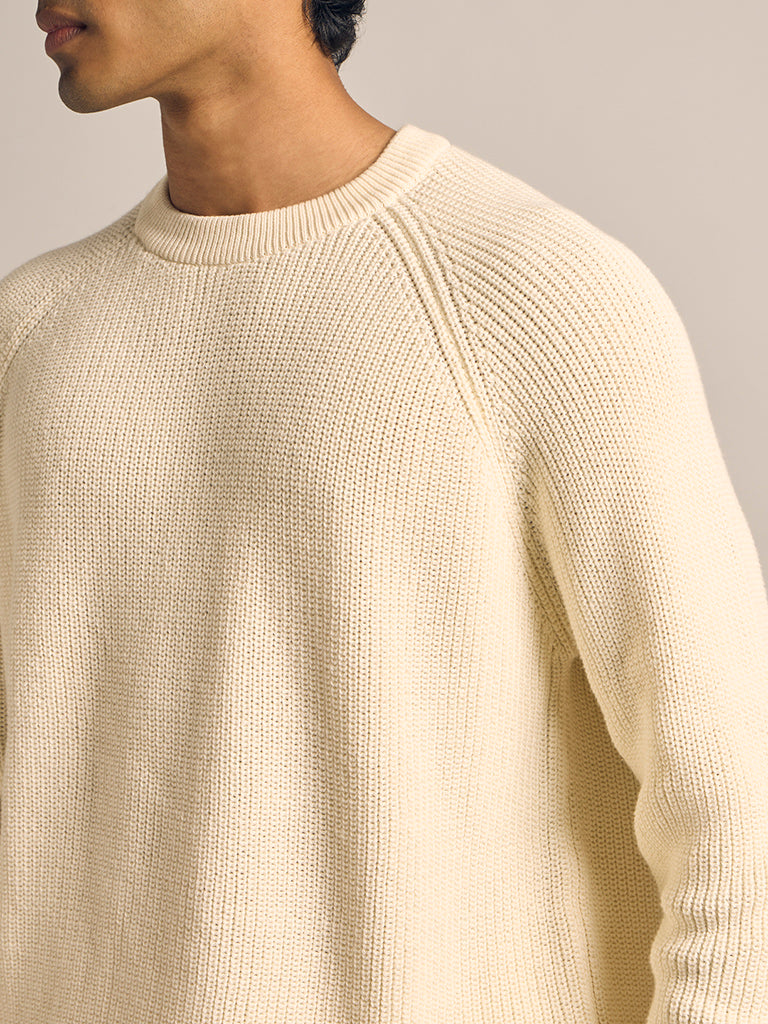 Boxy-Fit Knitted Sweater