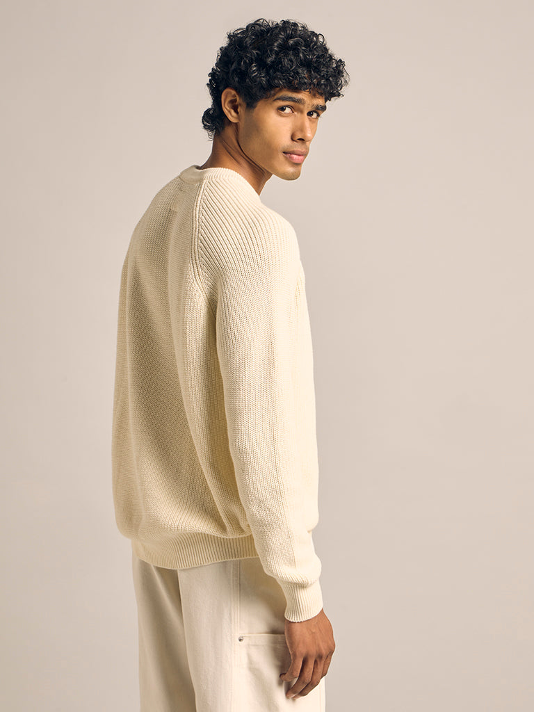 Boxy-Fit Knitted Sweater