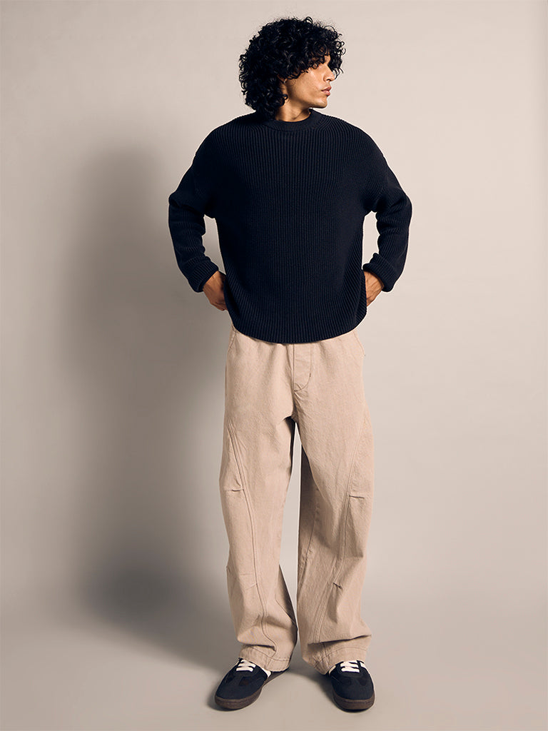 Boxy-Fit Sweater