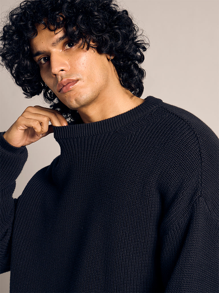 Boxy-Fit Sweater