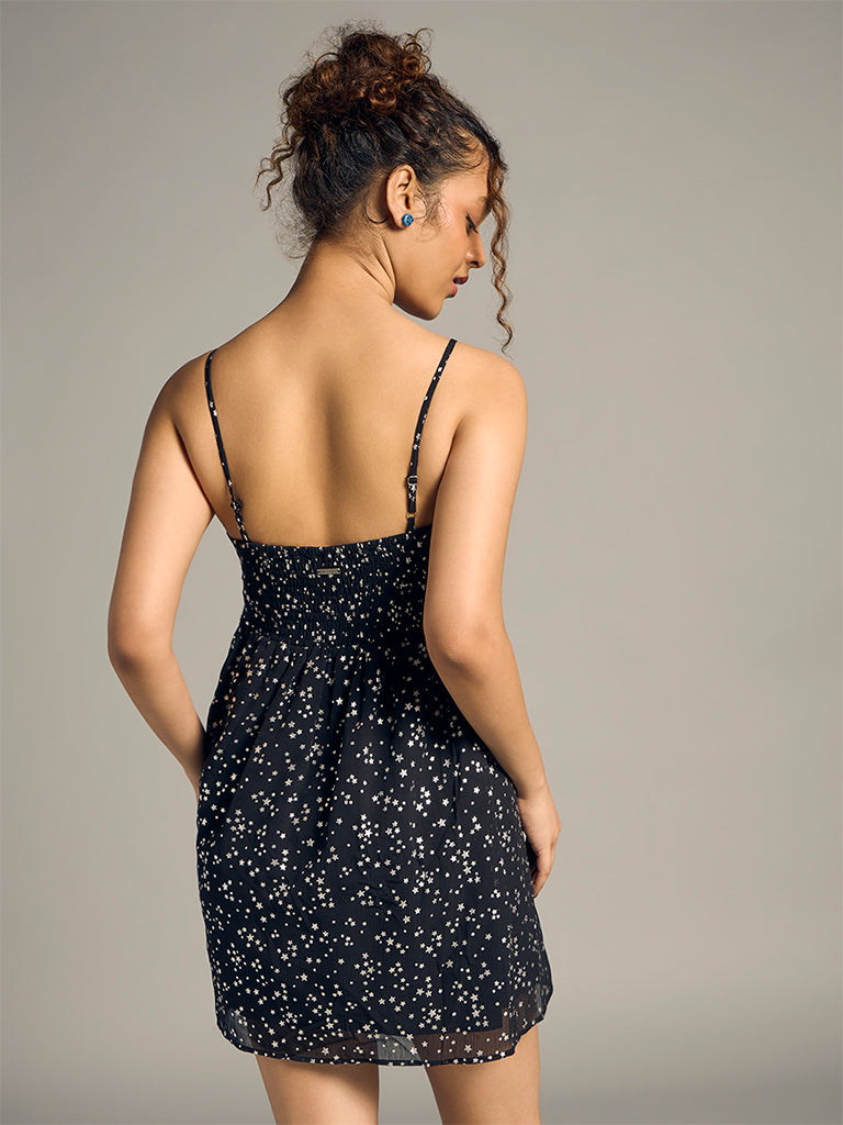 Printed Mini Dress
