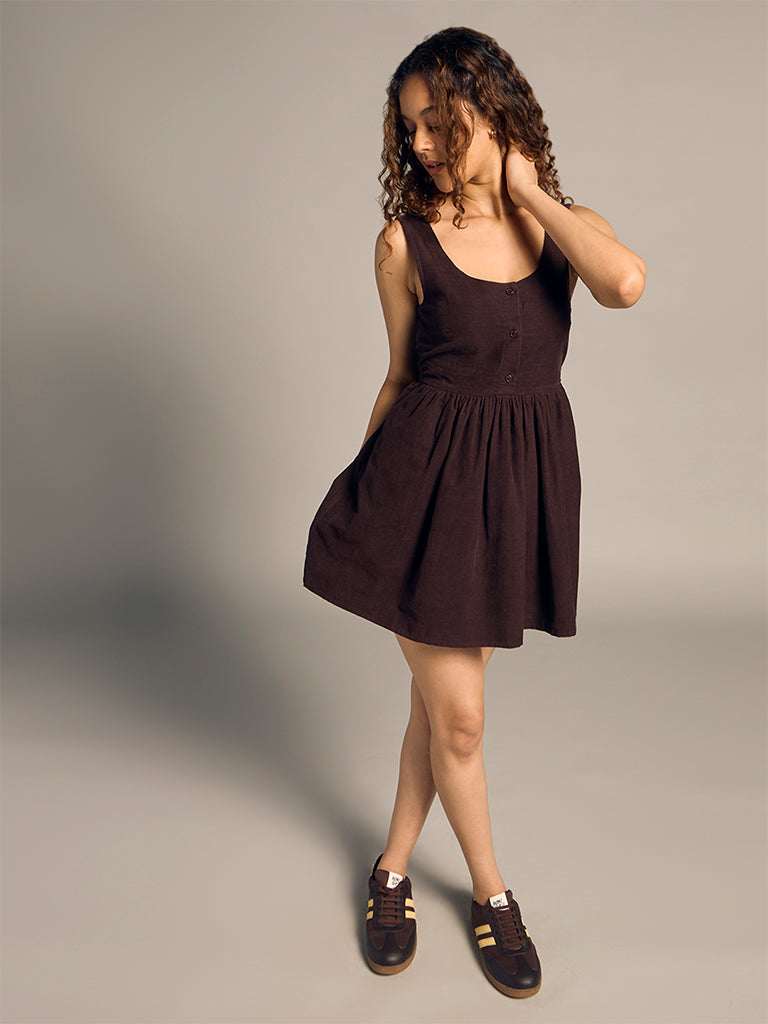 Mini Corduroy Dress