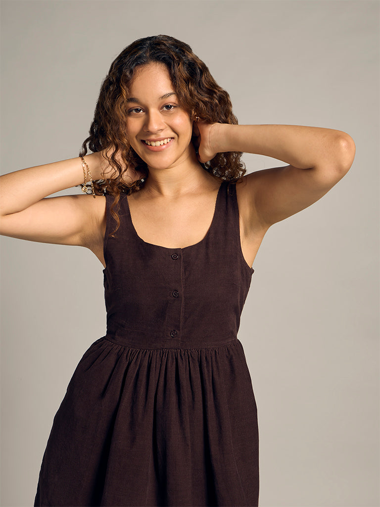 Mini Corduroy Dress