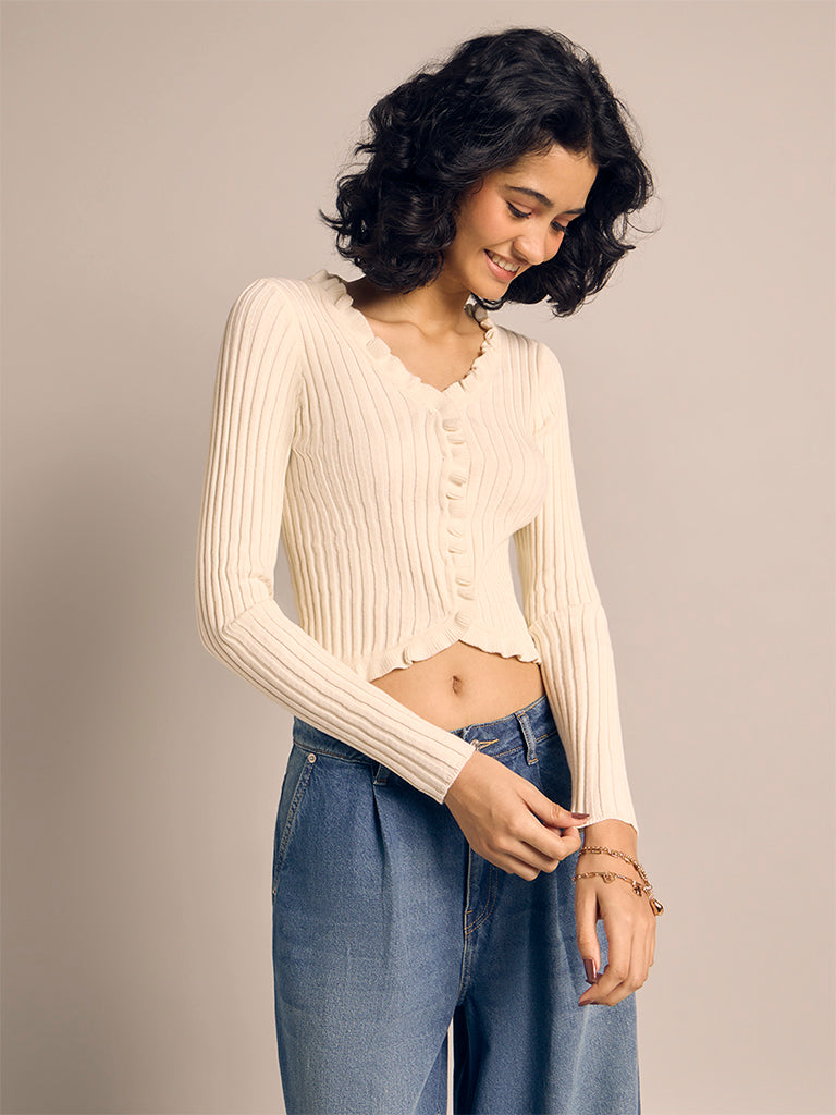 Ribbed Cropped Top