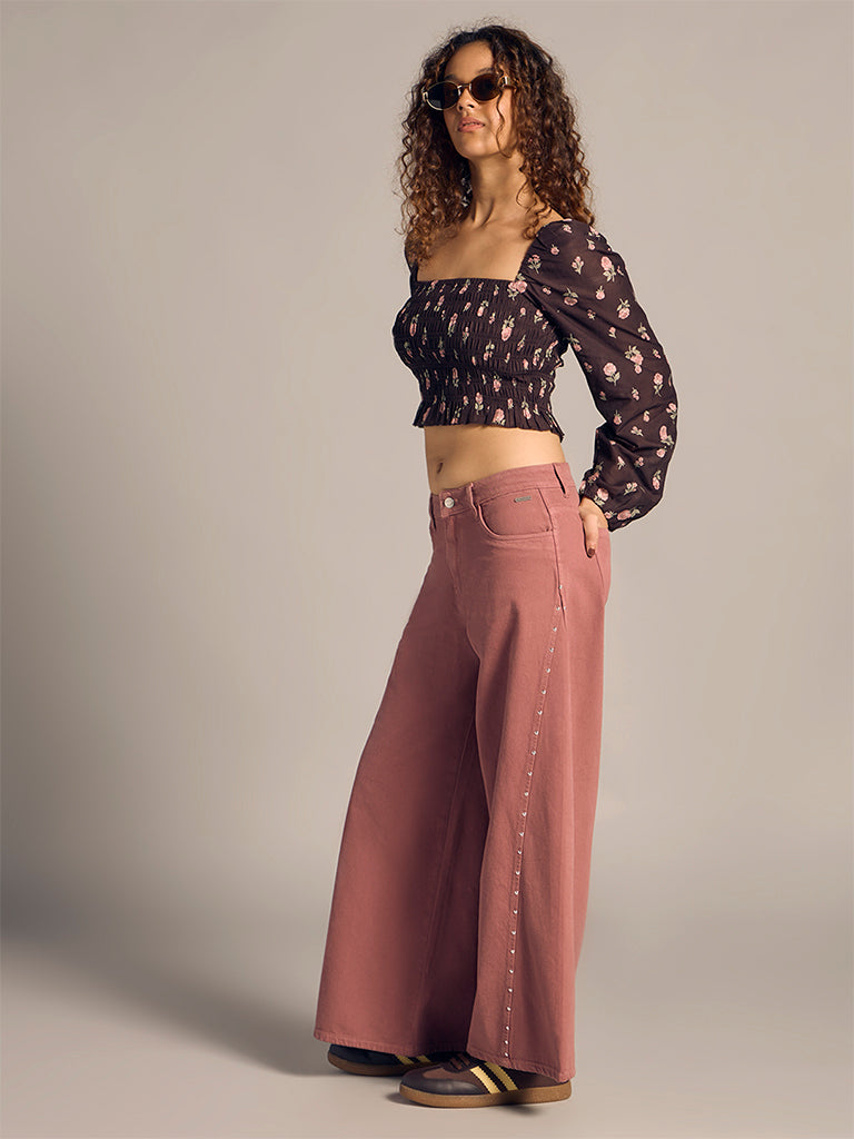 Printed Crop Top