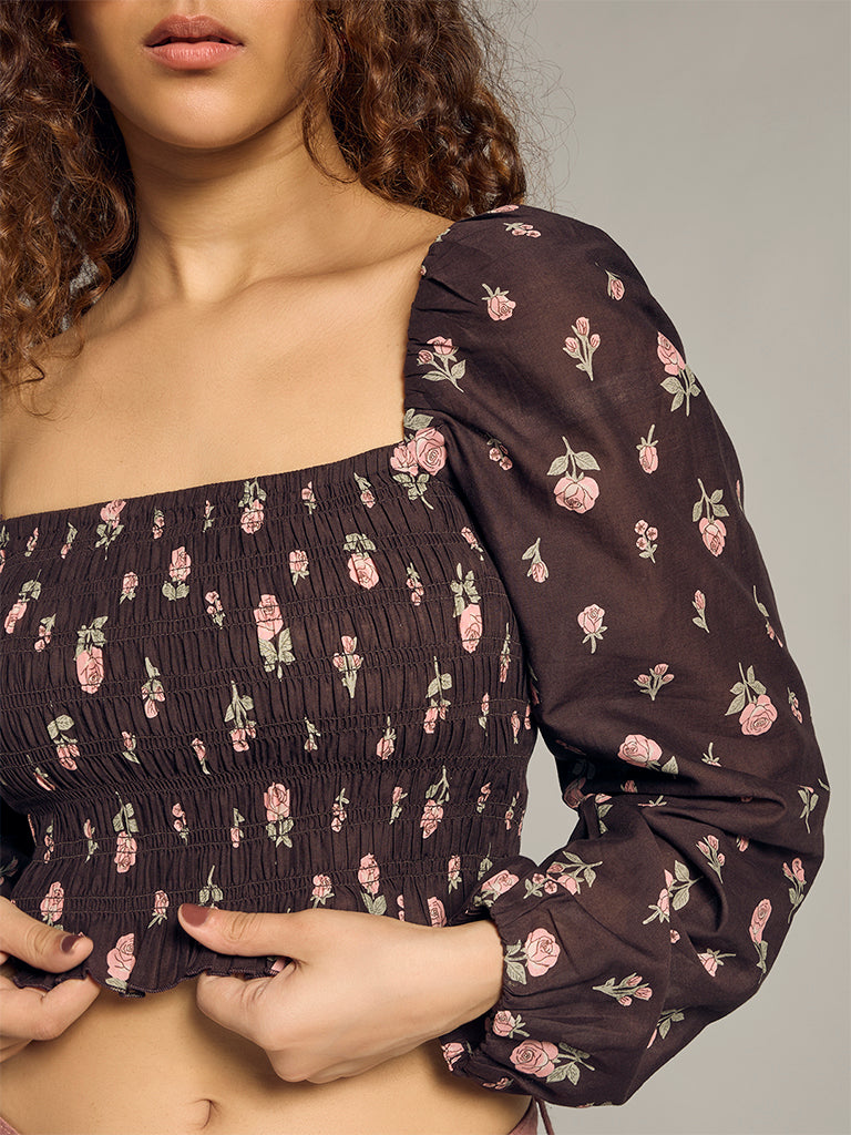 Printed Crop Top