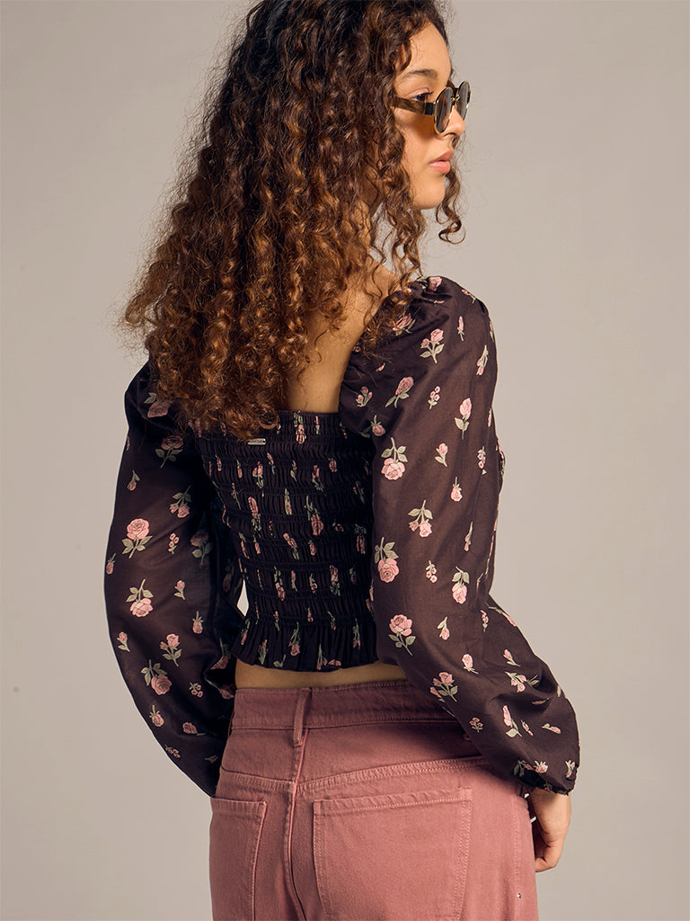 Printed Crop Top