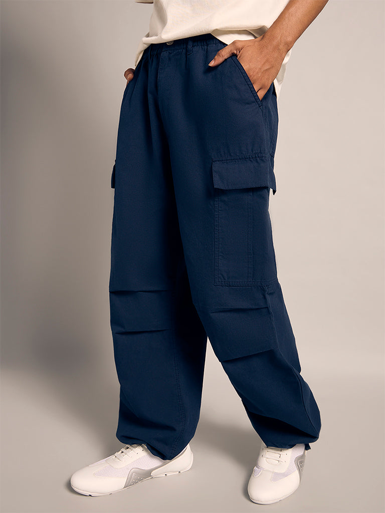Cargo-Style Baggy Pants