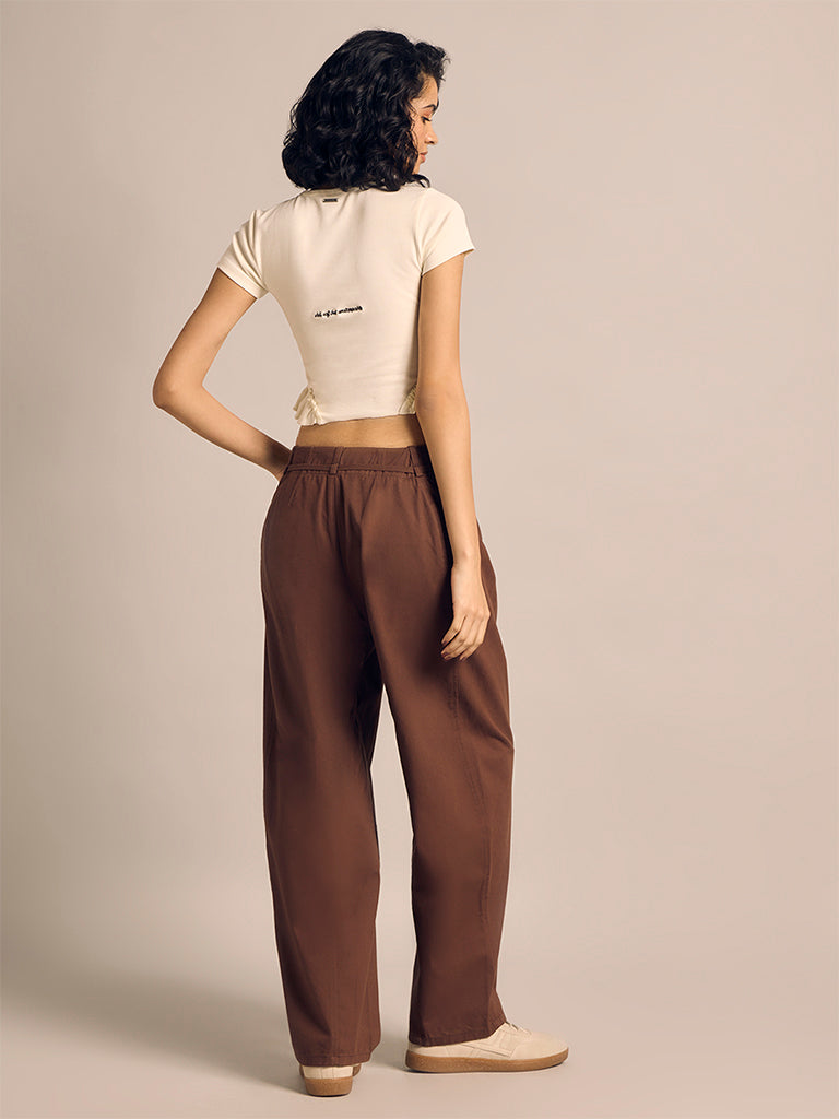Solid Cotton Pants
