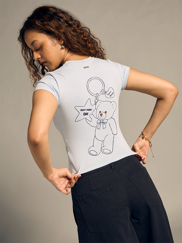 Graphic Fitted T-Shirt