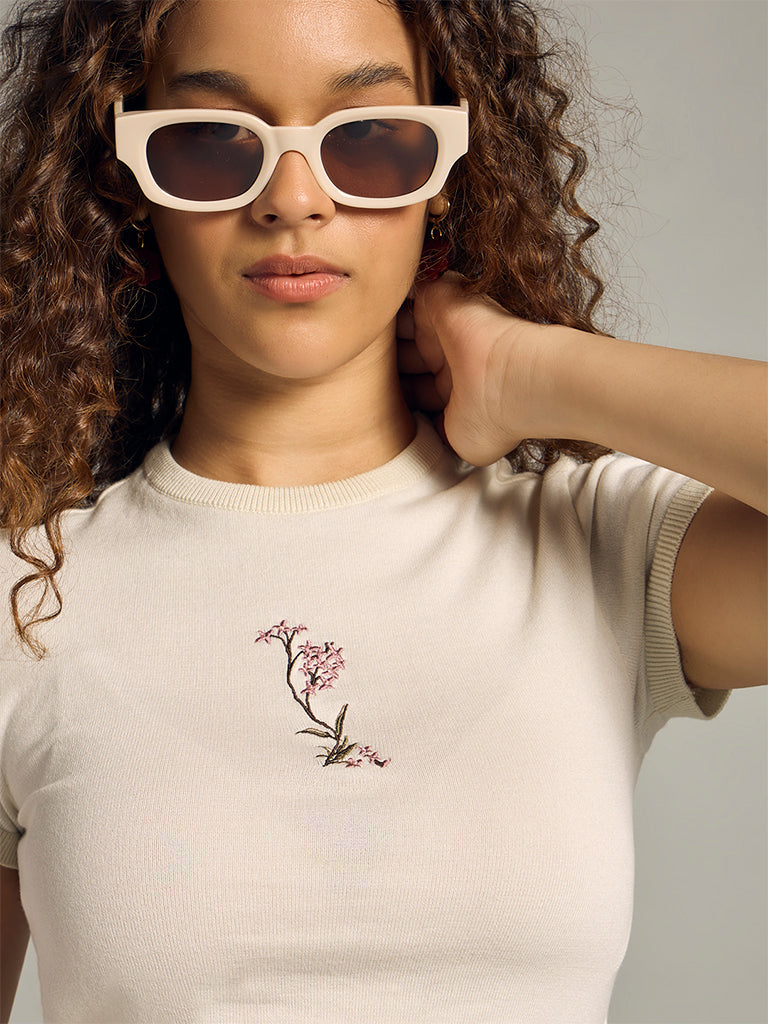 Printed Fitted T-Shirt