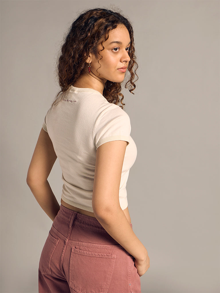 Printed Fitted T-Shirt
