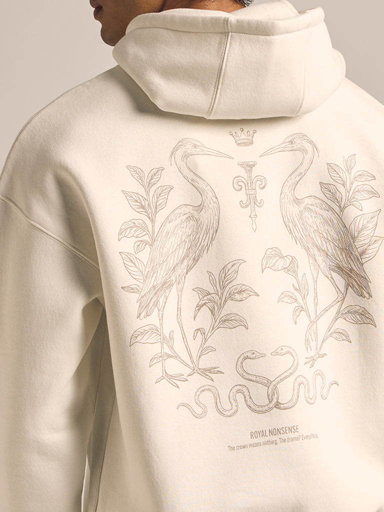 Printed Cotton Hoodie