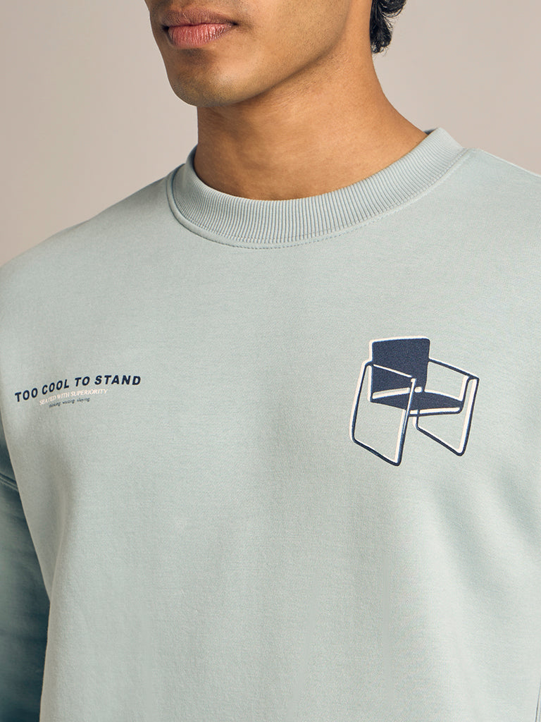 Printed Cotton Sweatshirt