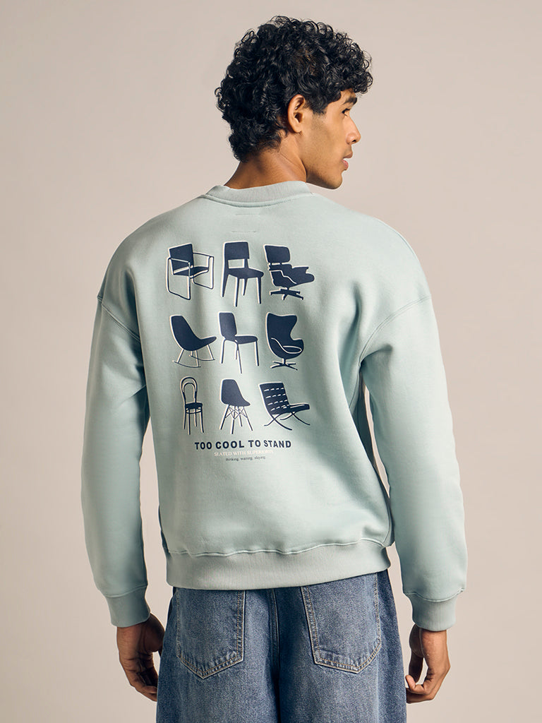 Printed Cotton Sweatshirt