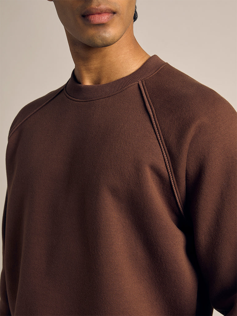 Boxy-Fit Solid Sweatshirt
