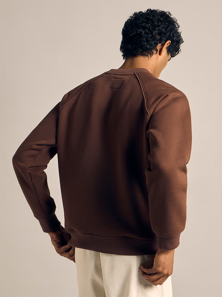 Boxy-Fit Solid Sweatshirt