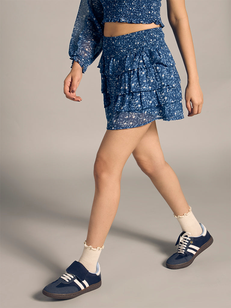 Mini Tiered Skirt