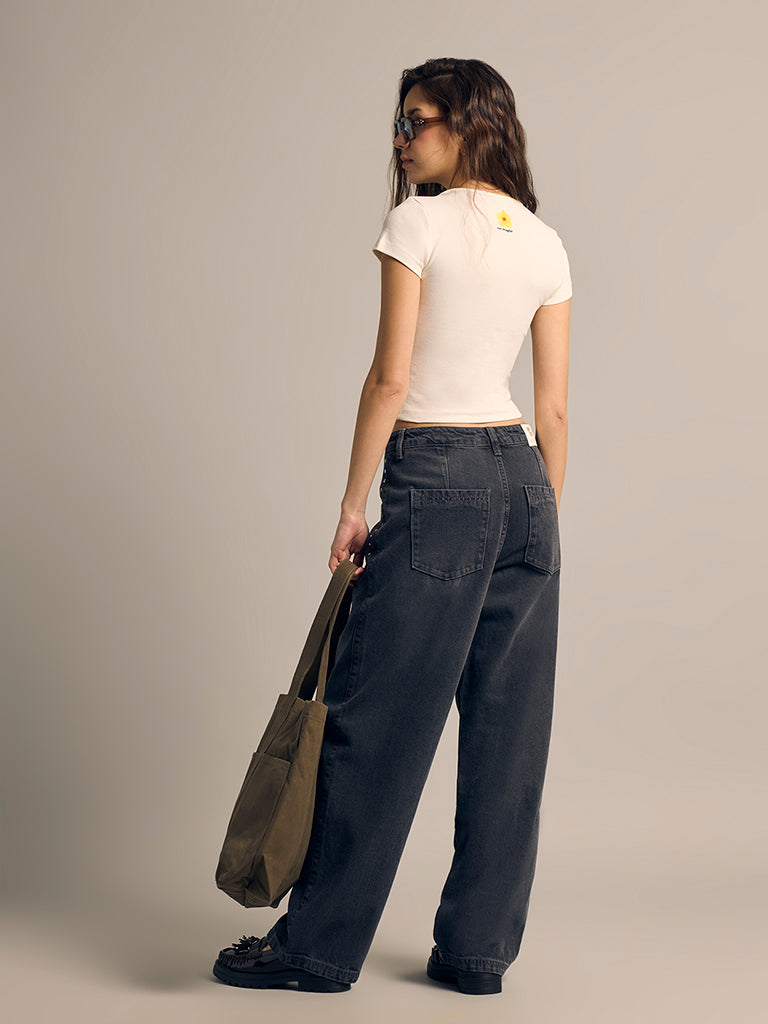Balloon-Fit Jeans
