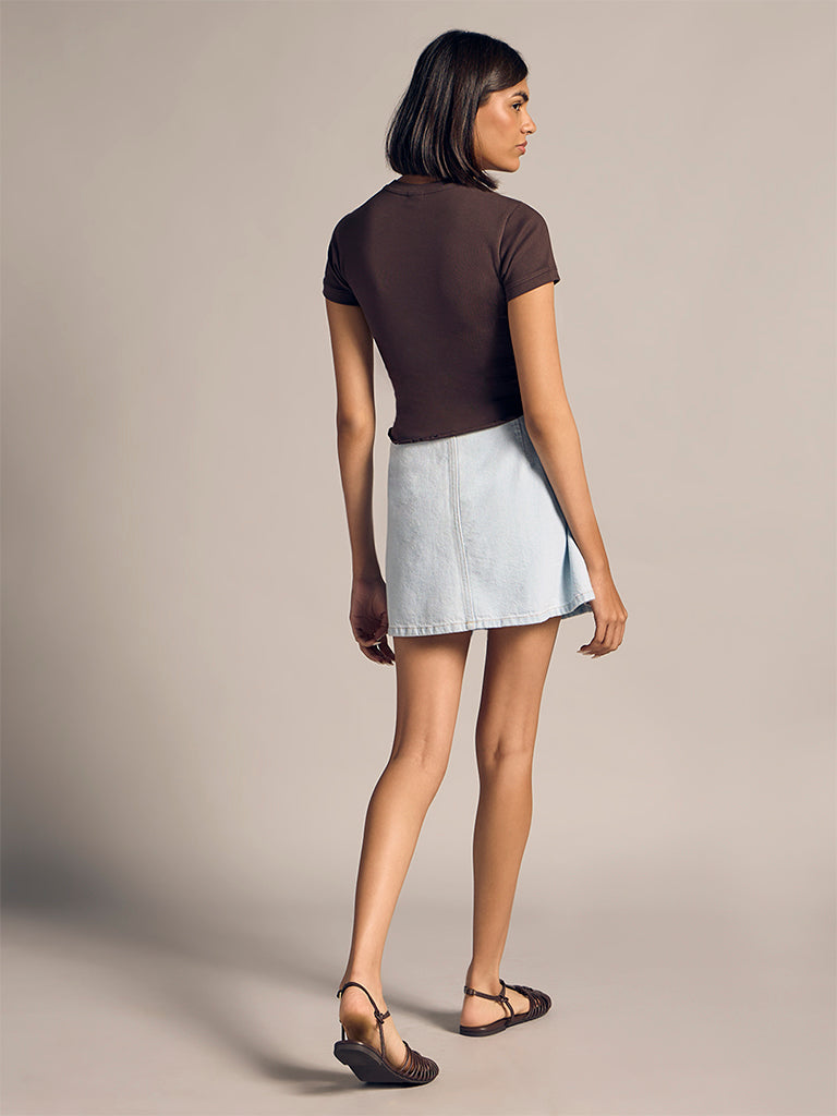 Mini Denim Skirt