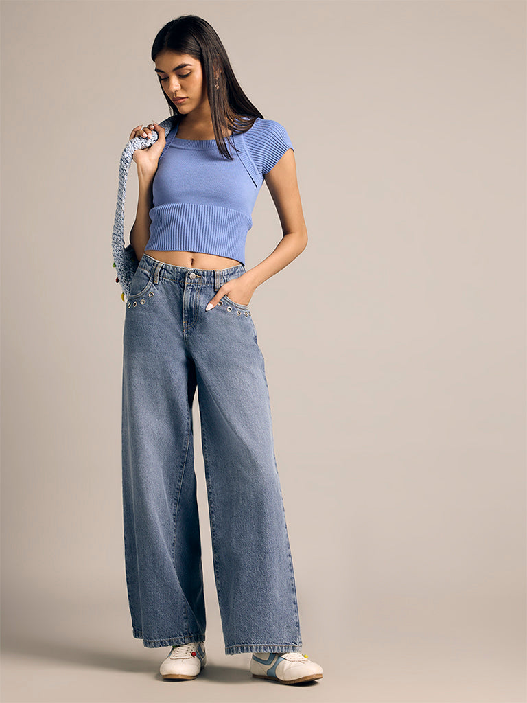 Wide-Leg Jeans