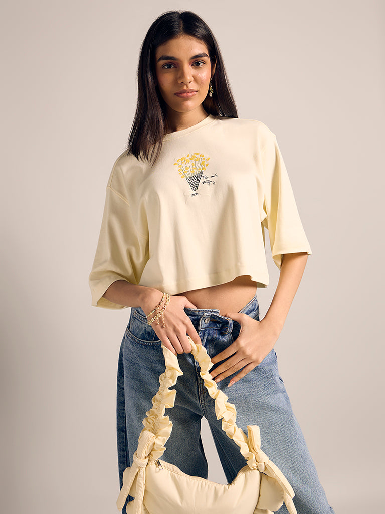 Boxy-Fit Printed T-Shirt