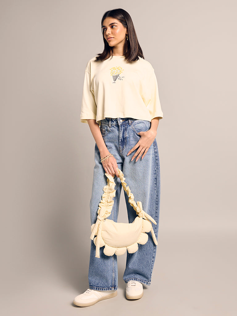 Boxy-Fit Printed T-Shirt