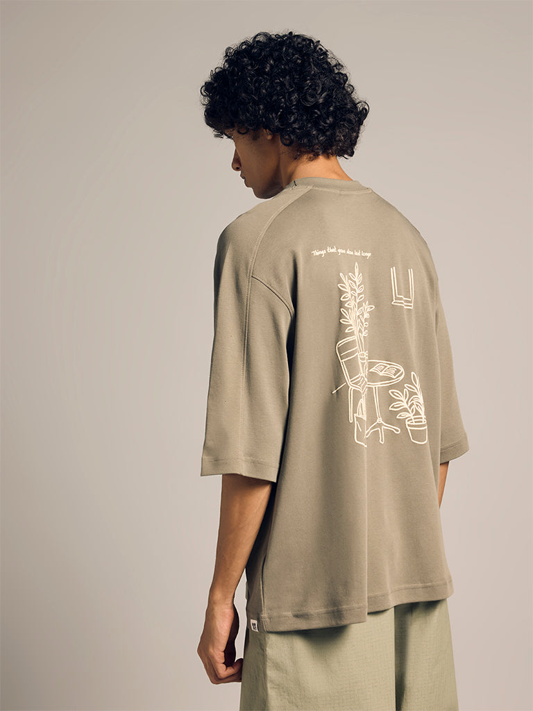 Boxy-Fit Printed T-Shirt