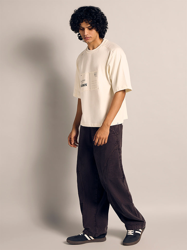 Boxy-Fit Printed T-Shirt