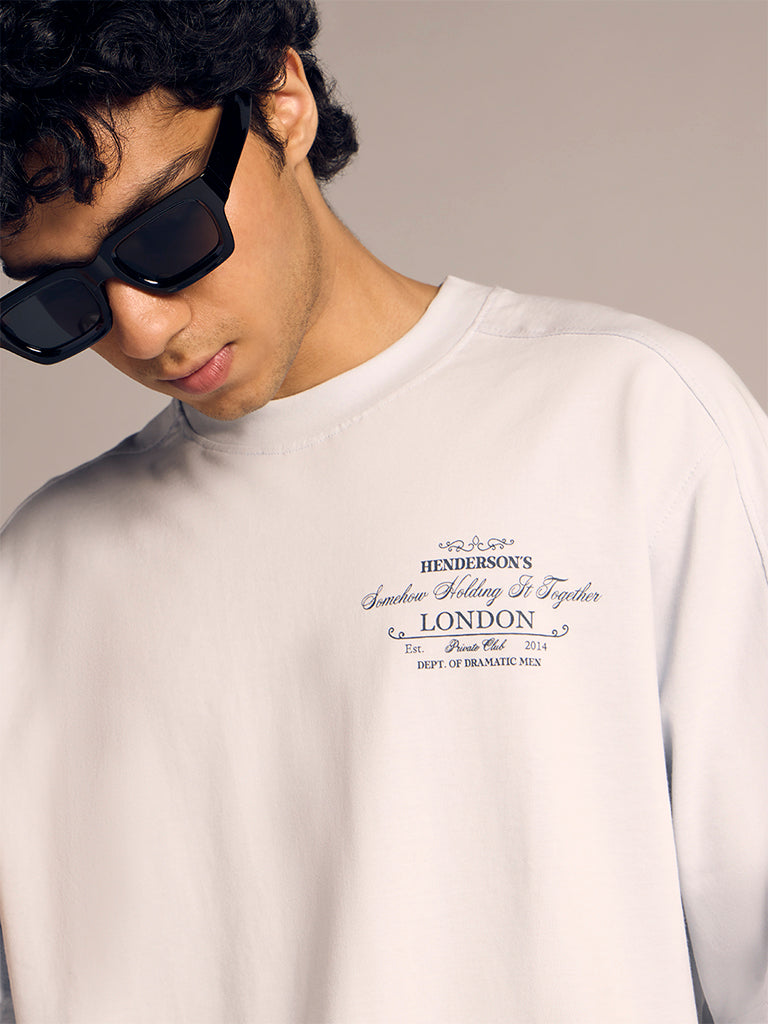 Boxy-Fit Printed T-Shirt