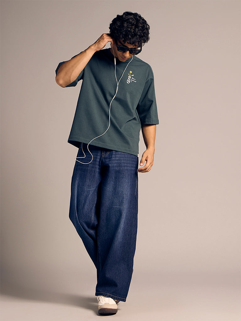 Boxy-Fit Printed T-Shirt