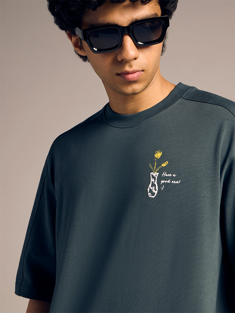 Boxy-Fit Printed T-Shirt