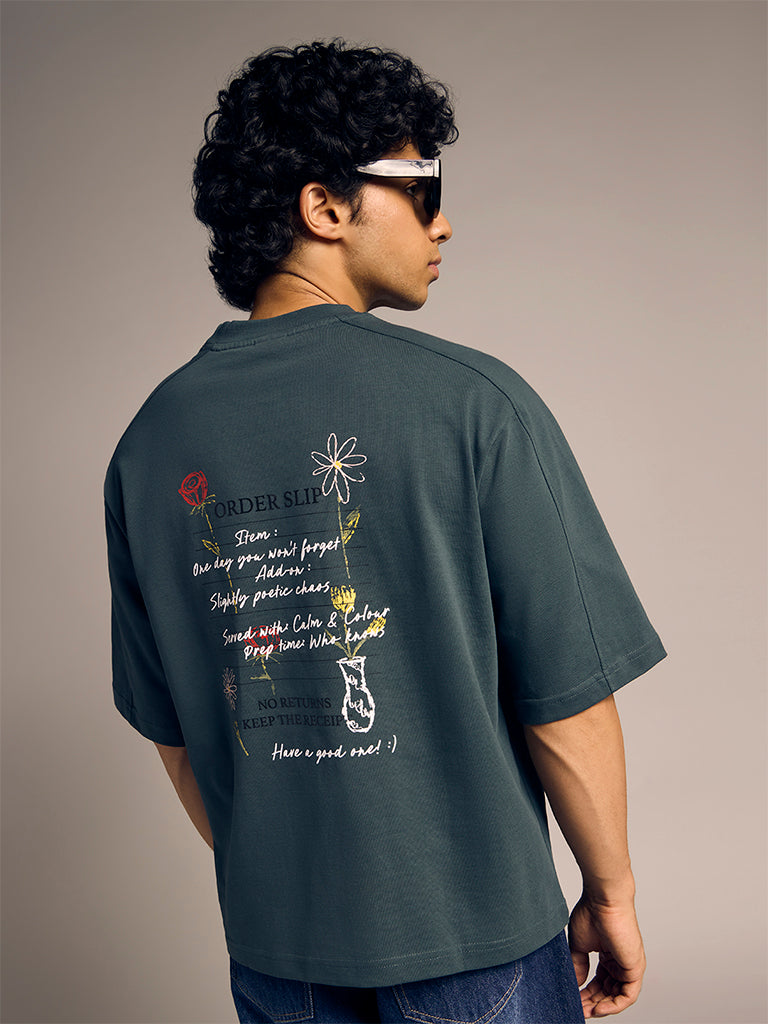 Boxy-Fit Printed T-Shirt